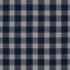 Schumacher Galt Wool Check Indigo Fabric