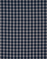 Schumacher Galt Wool Check Indigo Fabric
