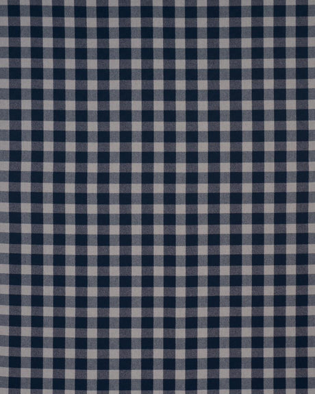 Schumacher Galt Wool Check Indigo Fabric