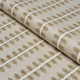 Schumacher Alva Hand Block Print Ochre Fabric