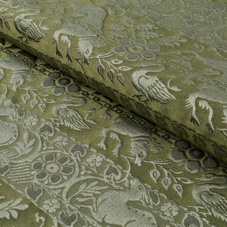 Schumacher Animali Moss Fabric