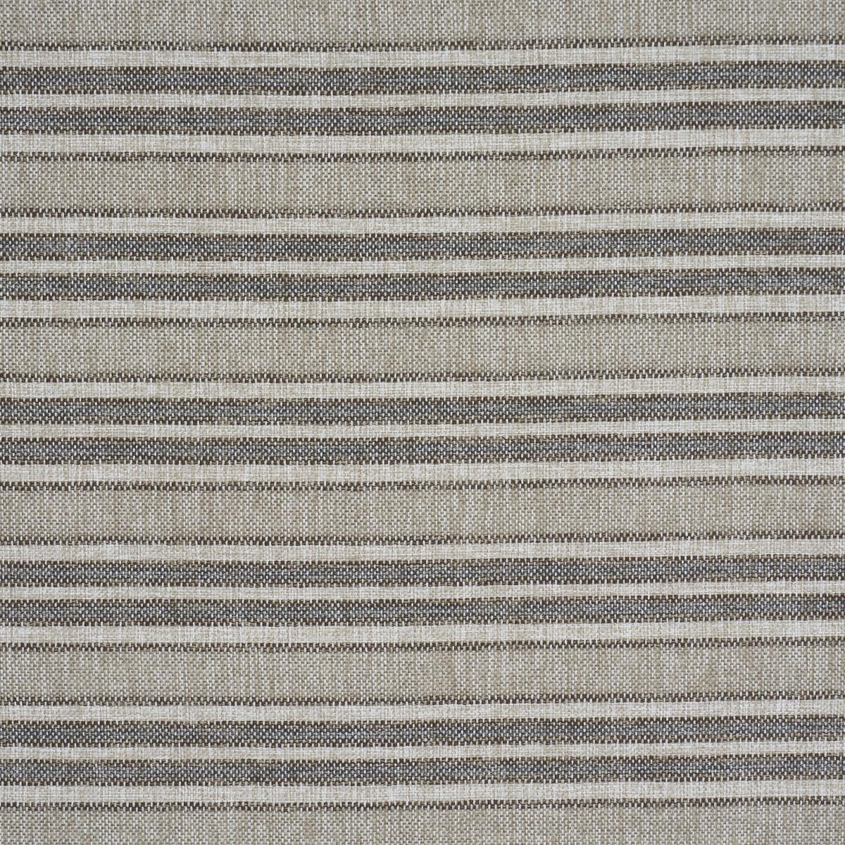 Schumacher Even Keel Outdoor Stripe Greige Fabric