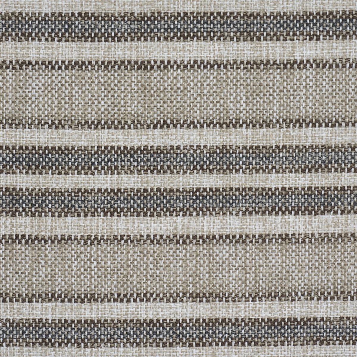 Schumacher Even Keel Outdoor Stripe Greige Fabric