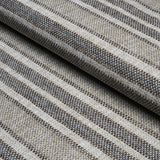 Schumacher Even Keel Outdoor Stripe Greige Fabric