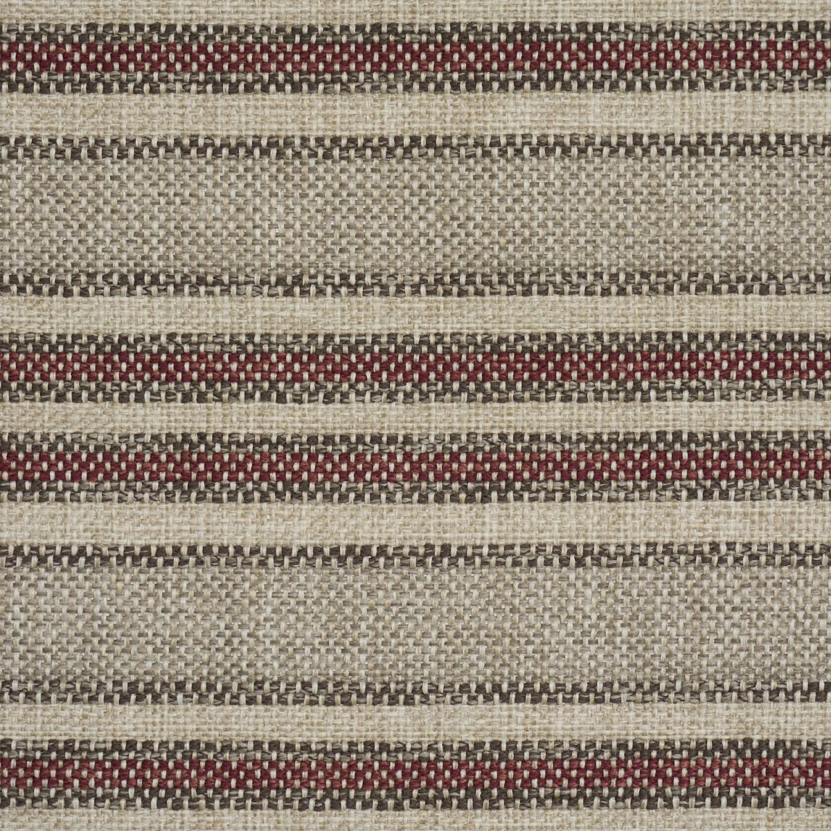 Schumacher Even Keel Outdoor Stripe Rust Fabric