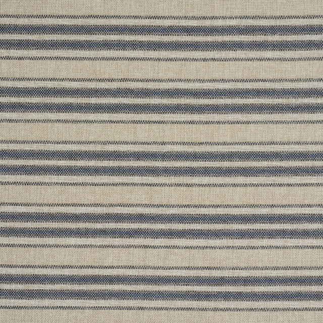 Schumacher Even Keel Outdoor Stripe Navy Fabric