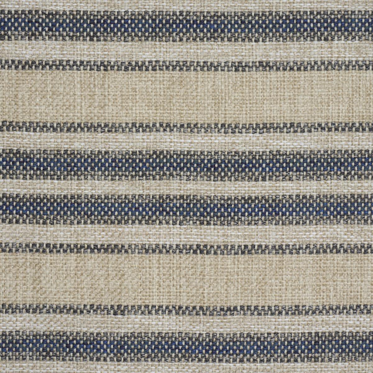 Schumacher Even Keel Outdoor Stripe Navy Fabric