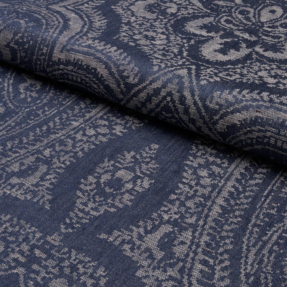 Schumacher Amara Paisley Indigo Fabric