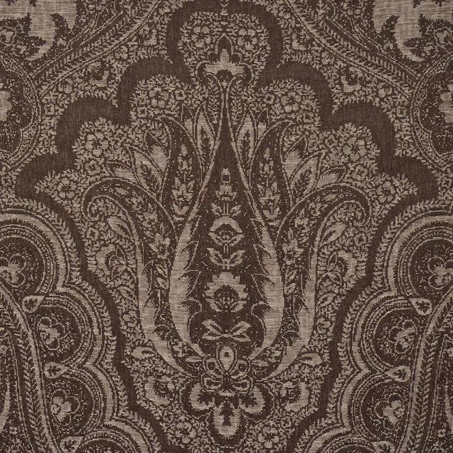 Schumacher Amara Paisley Mocha Fabric