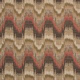 Schumacher Elio Flamestitch Ruby Fabric