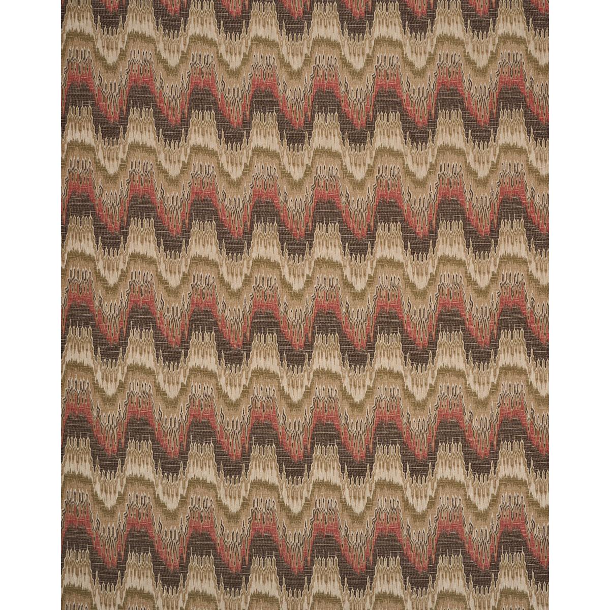 Schumacher Elio Flamestitch Ruby Fabric