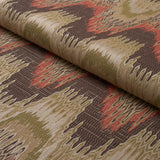 Schumacher Elio Flamestitch Ruby Fabric