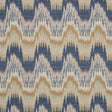 Schumacher Elio Flamestitch Indigo Fabric