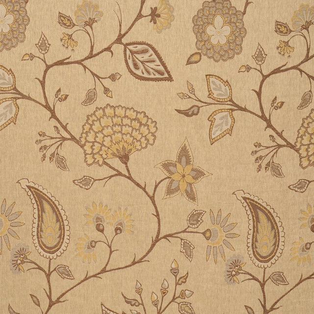 Schumacher Fiammetta Jacquard Oro Fabric
