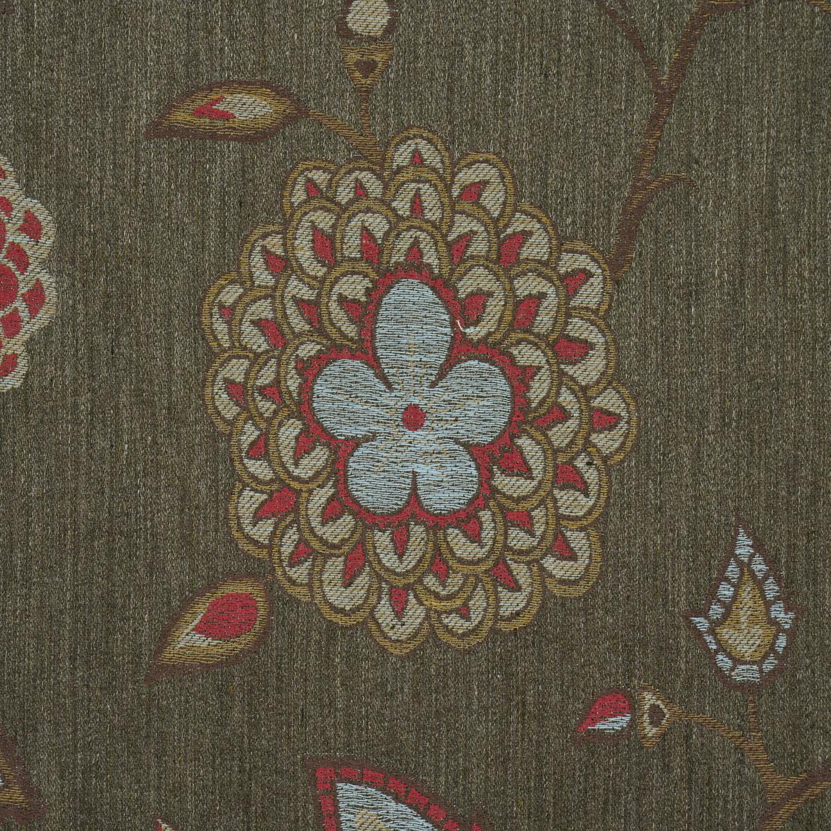 Schumacher Fiammetta Jacquard Verde Fabric