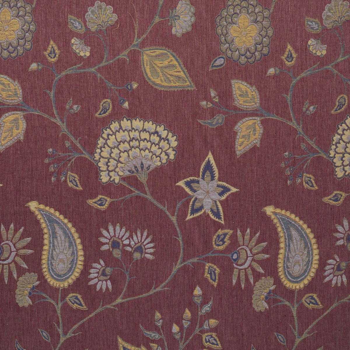Schumacher Fiammetta Jacquard Rosa Fabric