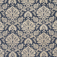 Schumacher Gianna Embroidery Indigo Fabric