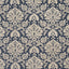 Schumacher Gianna Embroidery Indigo Fabric