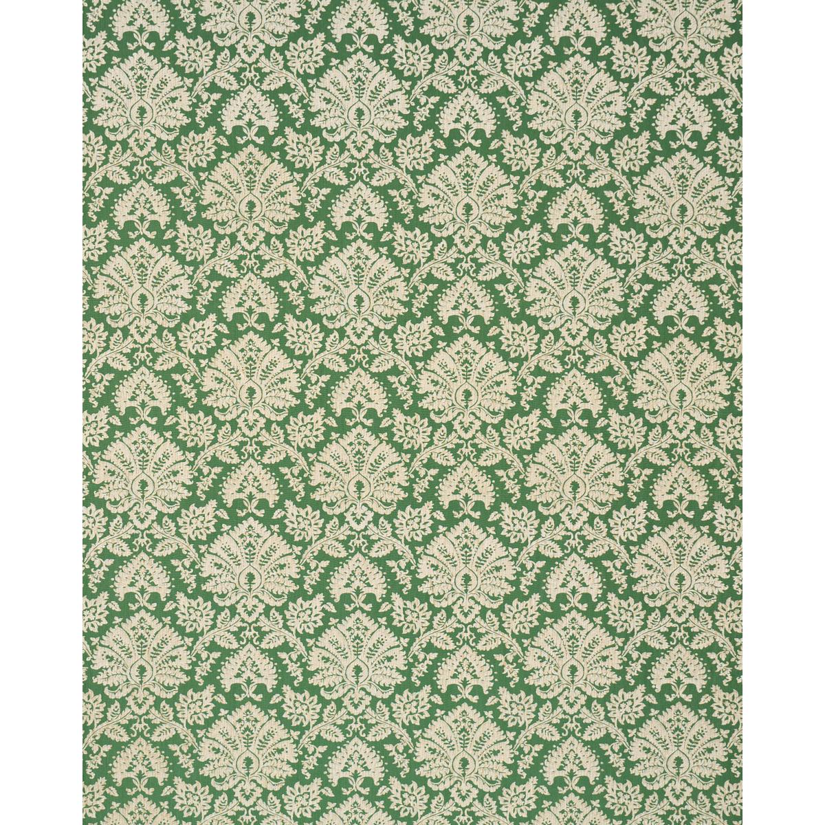 Schumacher Gianna Embroidery Emerald Fabric