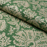 Schumacher Gianna Embroidery Emerald Fabric