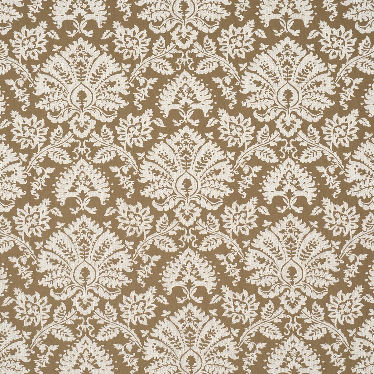 Schumacher Gianna Embroidery Caramel Fabric