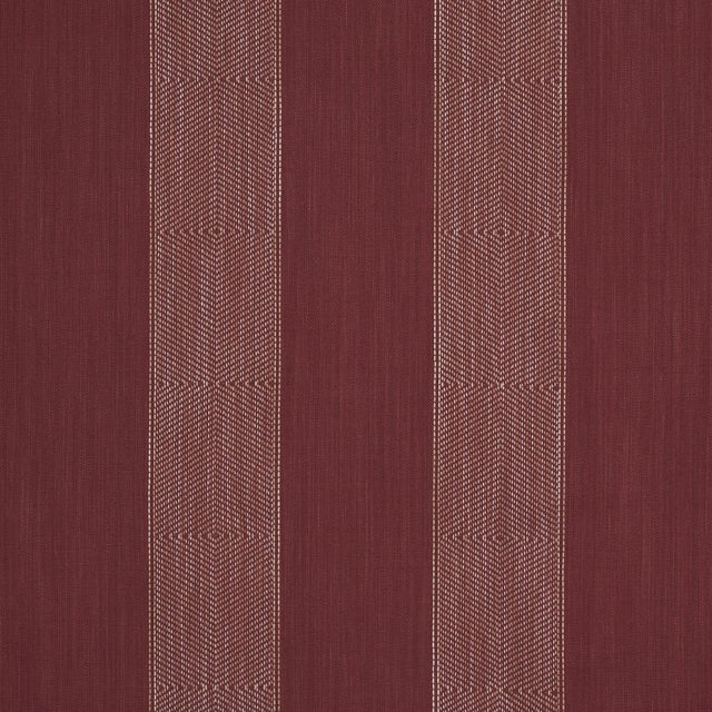 Schumacher Universal Stripe Ruby Fabric