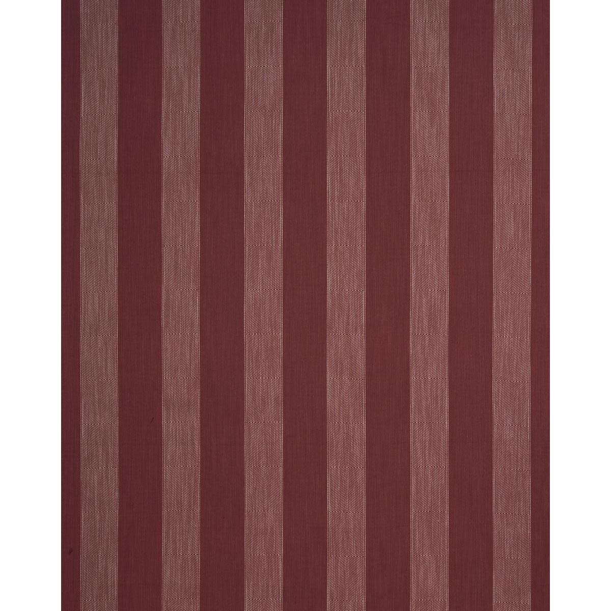 Schumacher Universal Stripe Ruby Fabric