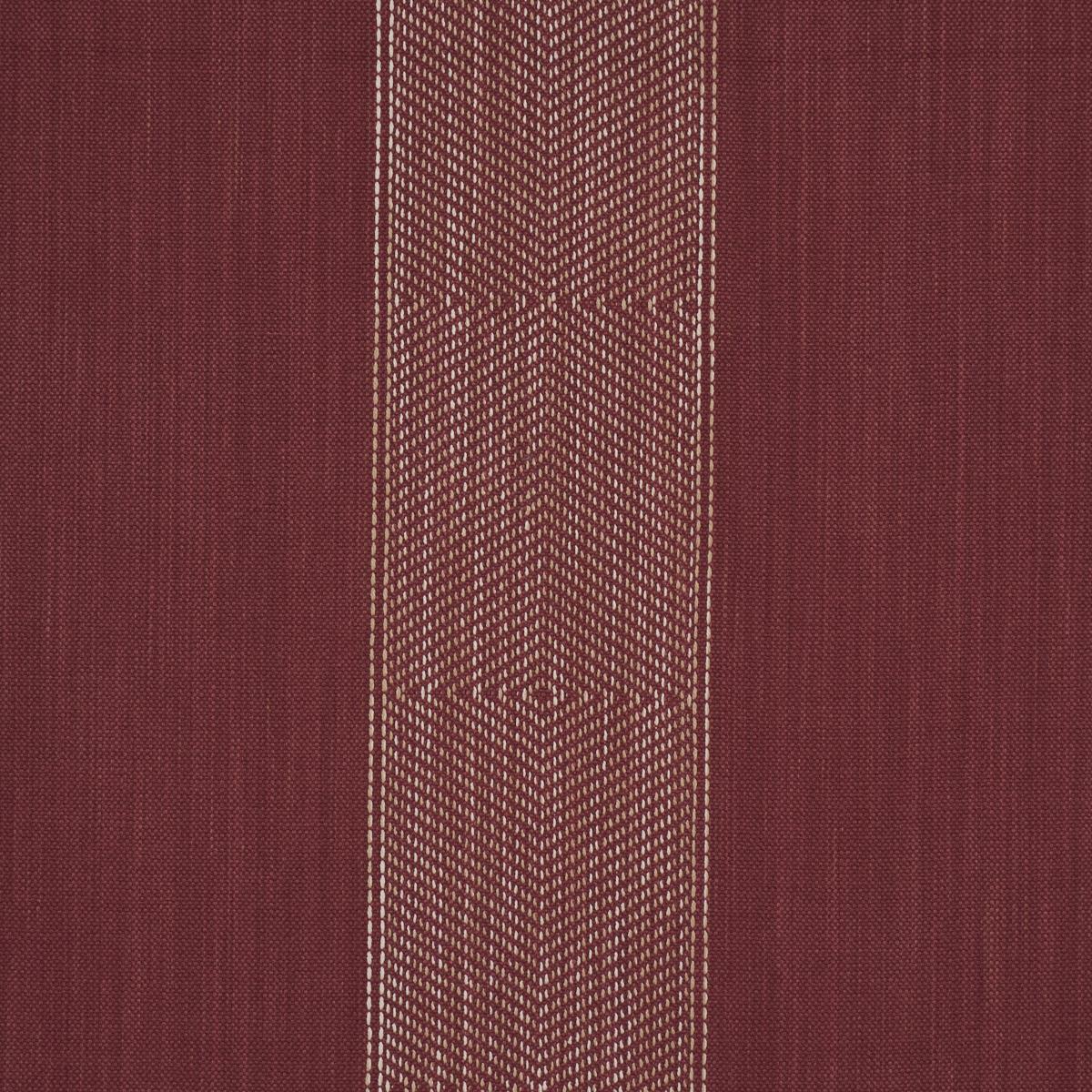Schumacher Universal Stripe Ruby Fabric