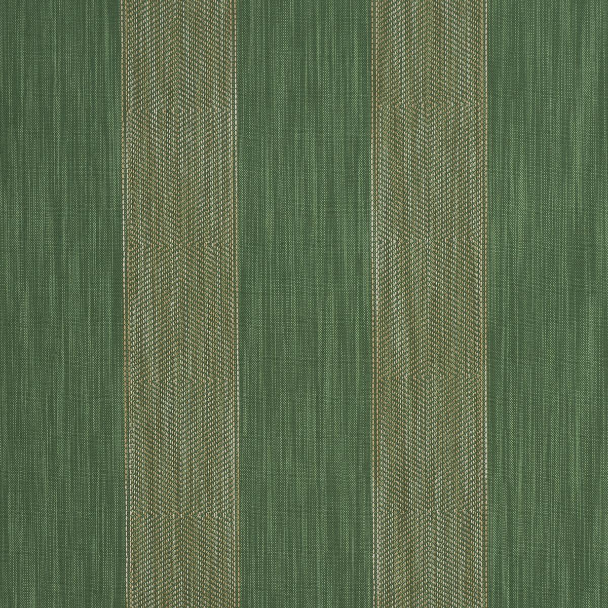 Schumacher Universal Stripe Emerald Fabric