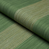 Schumacher Universal Stripe Emerald Fabric