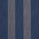 Schumacher Universal Stripe Indigo Fabric