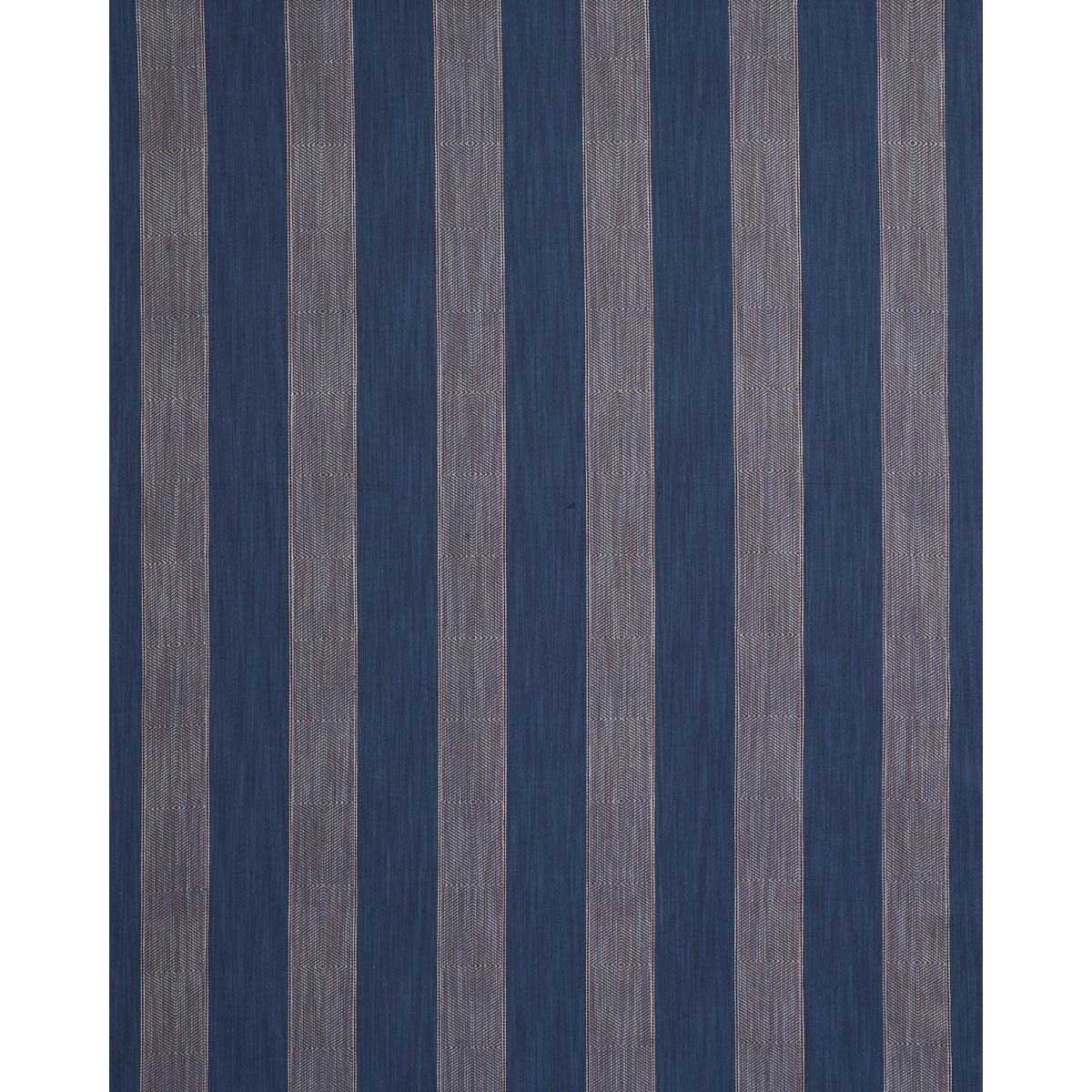 Schumacher Universal Stripe Indigo Fabric