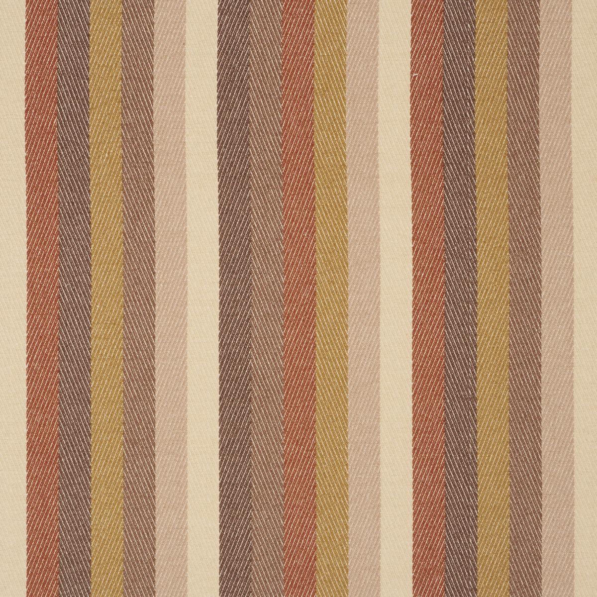 Schumacher Dancing Stripe Cedar Fabric
