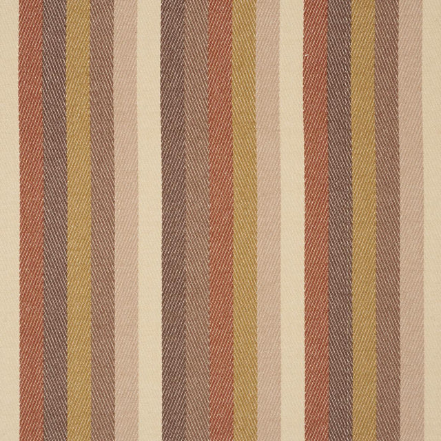 Schumacher Dancing Stripe Cedar Fabric