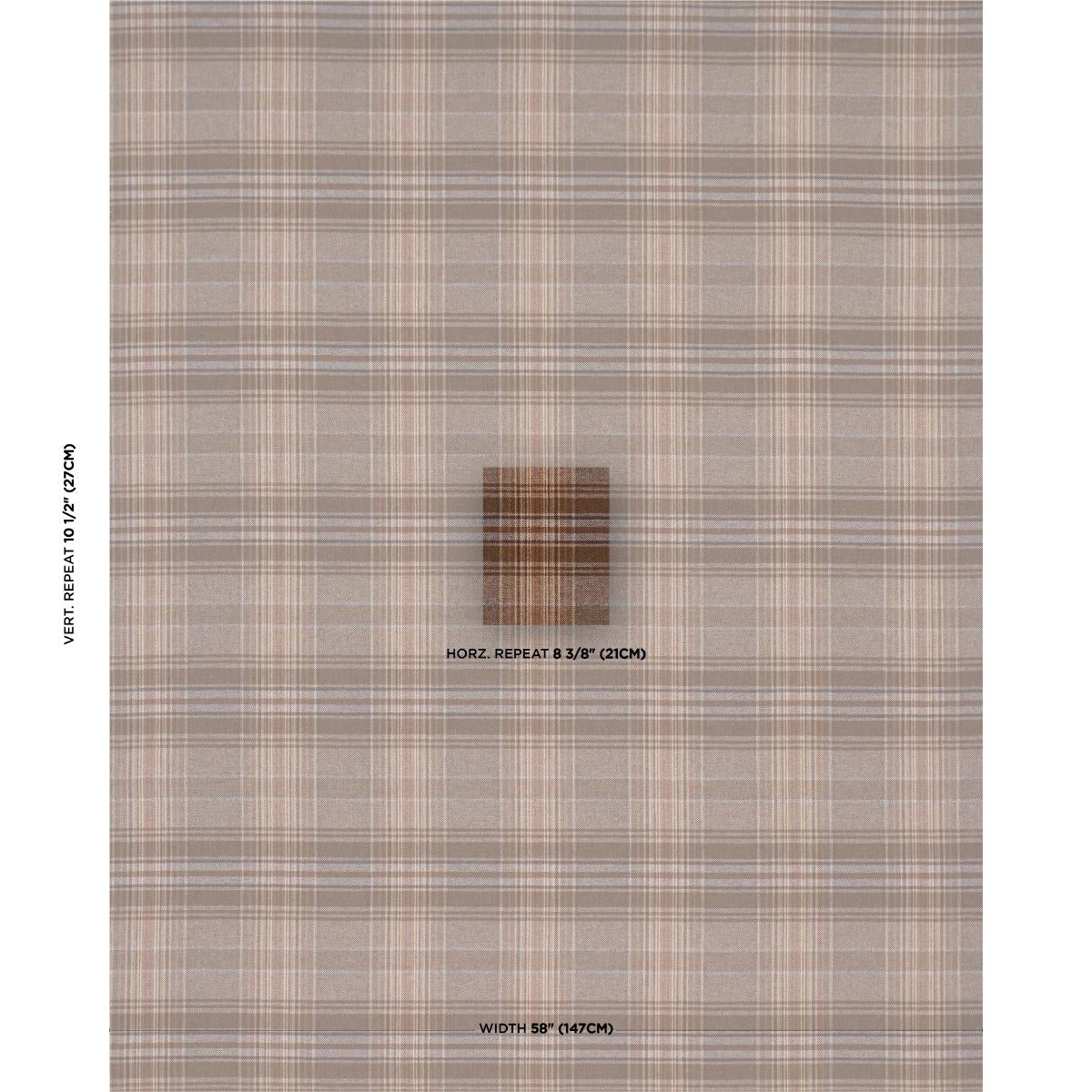 Schumacher Campbell Plaid Terra Fabric