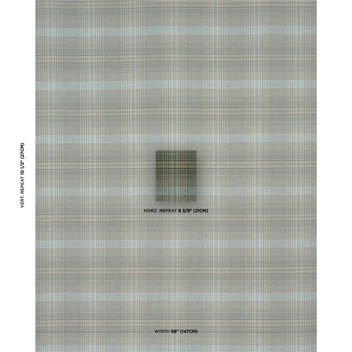 Schumacher Campbell Plaid Forest Fabric