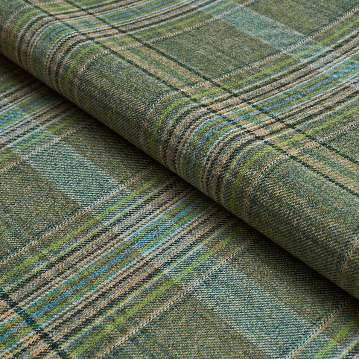 Schumacher Campbell Plaid Forest Fabric