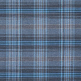 Schumacher Campbell Plaid Indigo Fabric