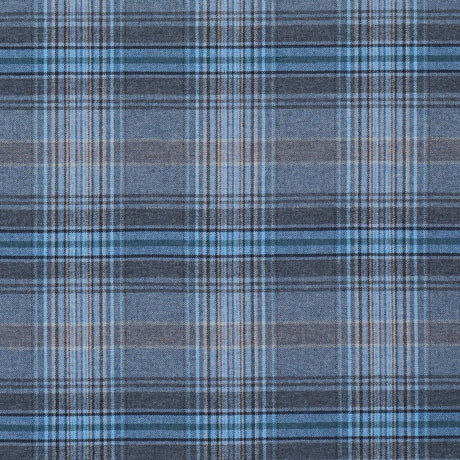 Schumacher Campbell Plaid Indigo Fabric