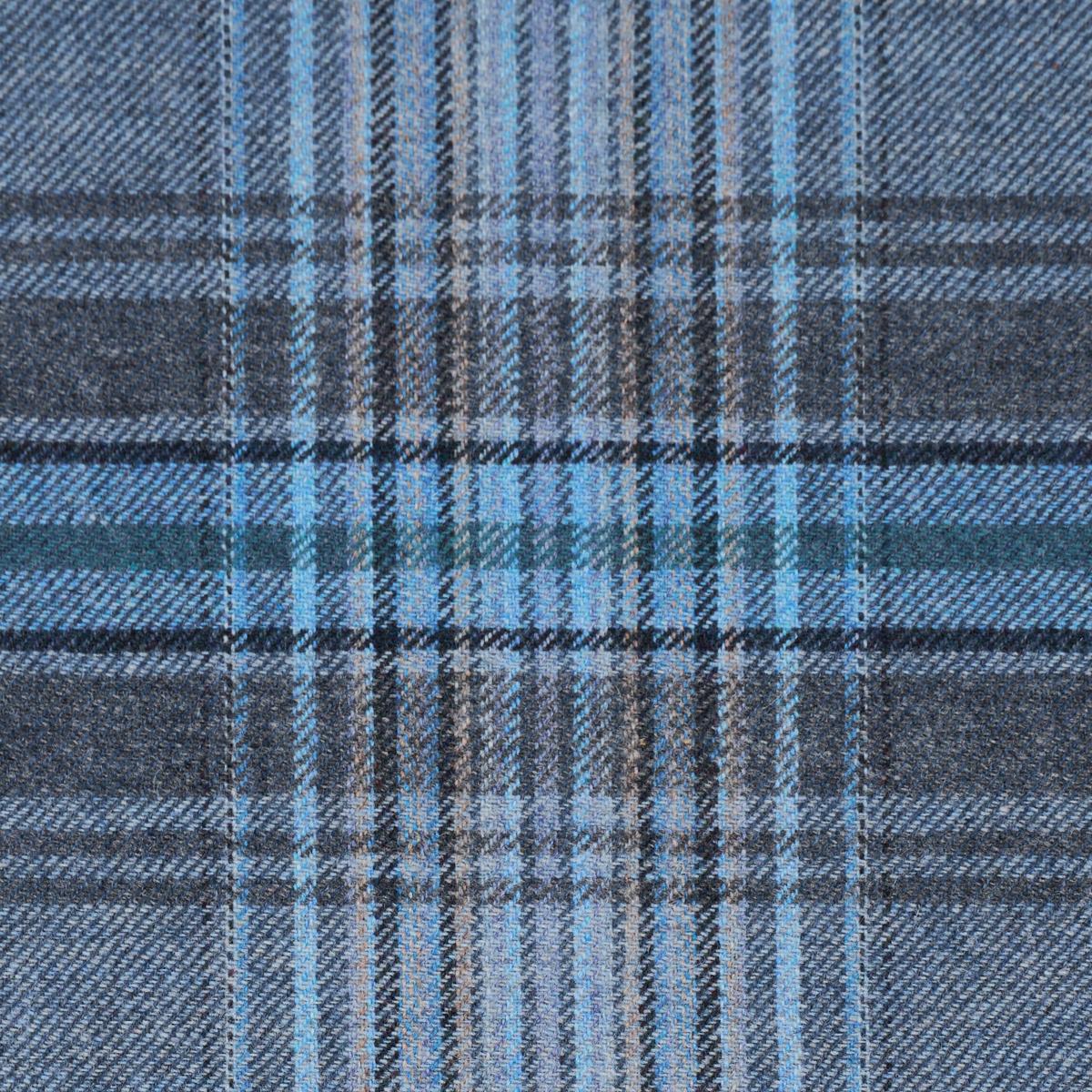 Schumacher Campbell Plaid Indigo Fabric
