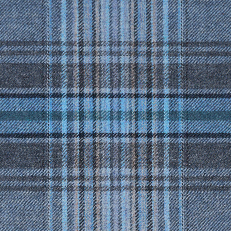Schumacher Campbell Plaid Indigo Fabric