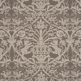 Schumacher Dougal Damask Smoke Fabric