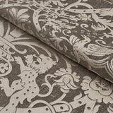 Schumacher Dougal Damask Smoke Fabric