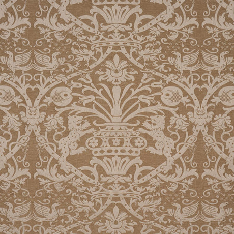 Schumacher Dougal Damask Wheat Fabric
