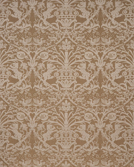 Schumacher Dougal Damask Wheat Fabric
