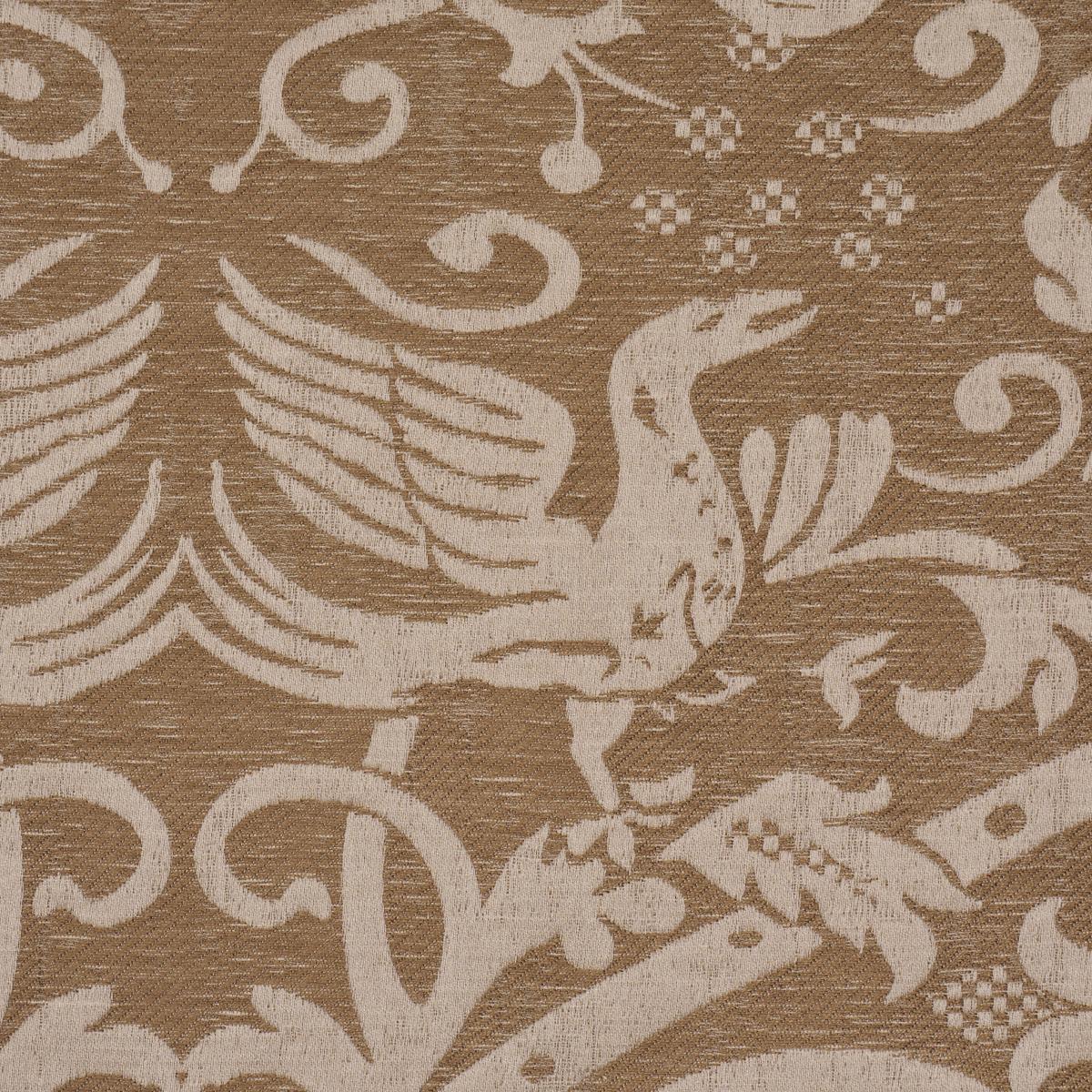 Schumacher Dougal Damask Wheat Fabric
