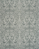 Schumacher Dougal Damask Mist Fabric