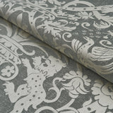 Schumacher Dougal Damask Mist Fabric