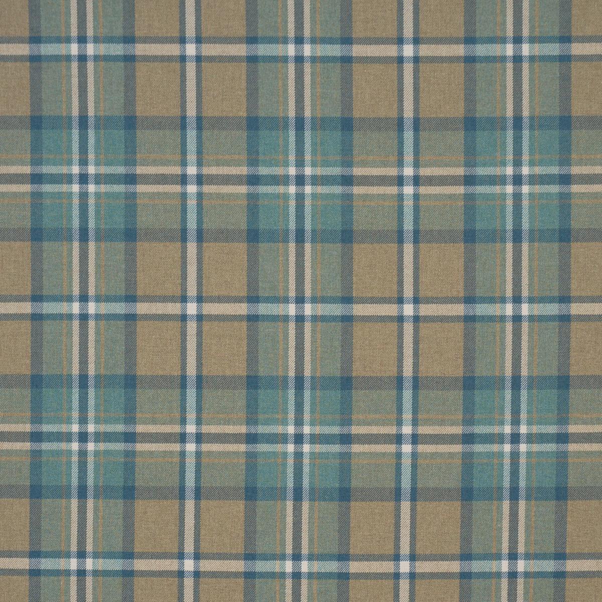 Schumacher Harris Merino Plaid Leaf Fabric