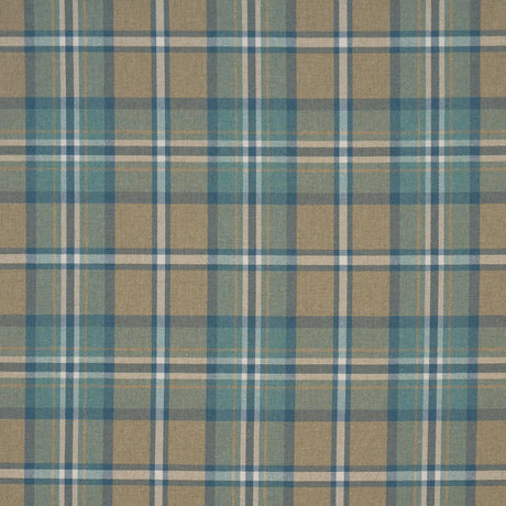 Schumacher Harris Merino Plaid Leaf Fabric